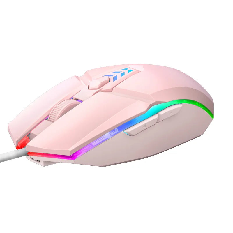 USB Wired Gaming Mouse – 1600 DPI, 6 Buttons, Silent, Backlit, Ergonomic for PC/Laptop