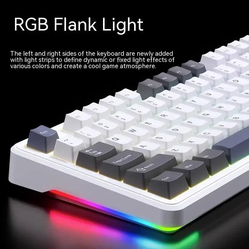 Aula F87 PRO Tri-Mode Mechanical Keyboard – 87 Keys, RGB, Hotswap, 2.4G/USB/Bluetooth