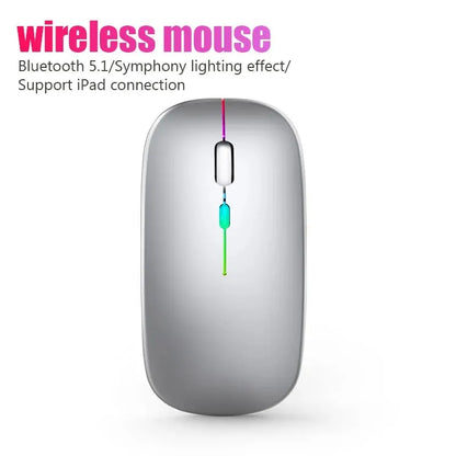 RGB Wireless Bluetooth Gaming Mouse – Rechargeable, LED, 3600DPI, Ergonomic